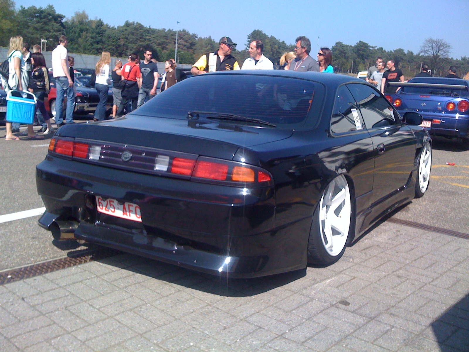 photo 2 Nissan S14 custom wheels rota gtr 19x9.0, ET +20, tire size 235/40 R19. 19x10.0 ET+20 245/40 R19