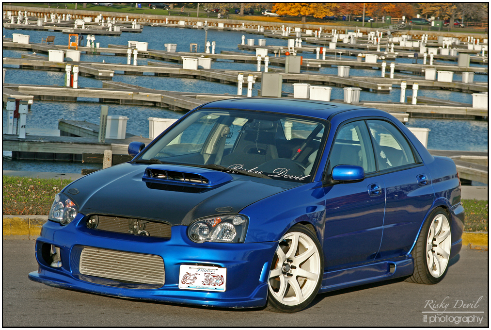 photo 7 Subaru Impreza WRX custom wheels Work Wheels XT-7 18x9.5, ET +33, tire size 255/35 R18. 18x9.5 ET+35 