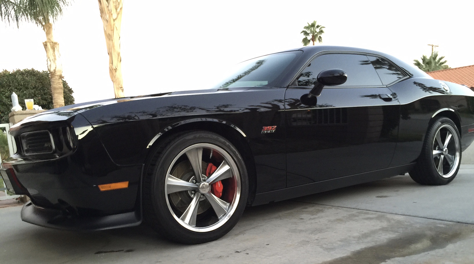 photo 2 Dodge Challenger custom wheels Rocket racing Modern Muscle Booster 20x9.0, ET +20, tire size 245/45 R20. 20x10.0 ET+24 275/40 R20
