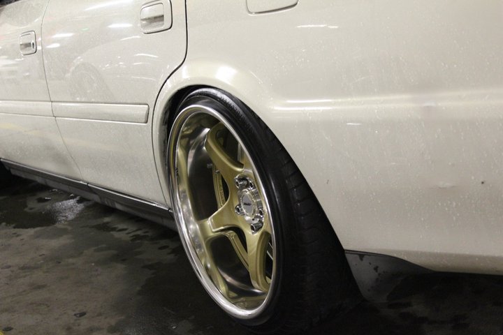 photo 3 Toyota Chaser custom wheels AME- Enkei Circlar 18x9.0, ET +15, tire size 215/35 R18. 18x10.0 ET+15 215/40 R18