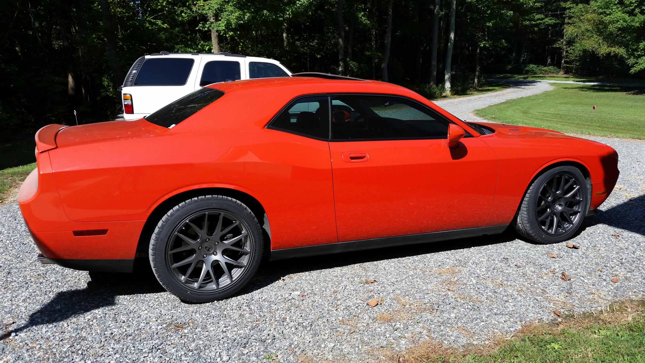 photo 1 Dodge Challenger custom wheels Axis Model two 20x9.0, ET , tire size 245/45 R20. 20x10.0 ET 275/40 R20