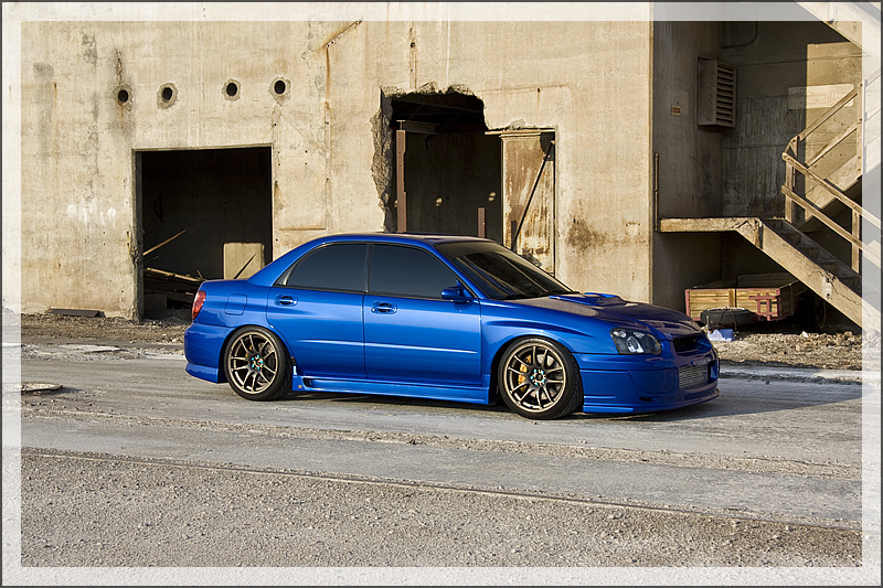 photo 1 Subaru Impreza WRX STi custom wheels Work Wheels Emotion CR Kai 18x9.5, ET +33, tire size 255/35 R18. 18x9.5 ET+38 