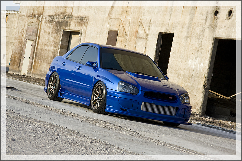 photo 2 Subaru Impreza WRX STi custom wheels Work Wheels Emotion CR Kai 18x9.5, ET +33, tire size 255/35 R18. 18x9.5 ET+38 