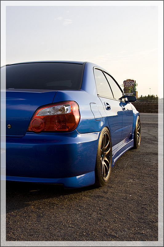 photo 4 Subaru Impreza WRX STi custom wheels Work Wheels Emotion CR Kai 18x9.5, ET +33, tire size 255/35 R18. 18x9.5 ET+38 