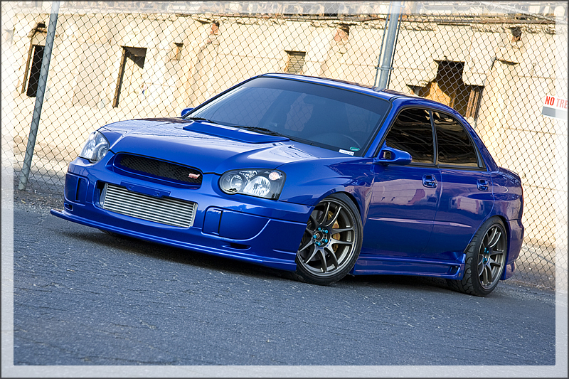 photo 6 Subaru Impreza WRX STi custom wheels Work Wheels Emotion CR Kai 18x9.5, ET +33, tire size 255/35 R18. 18x9.5 ET+38 