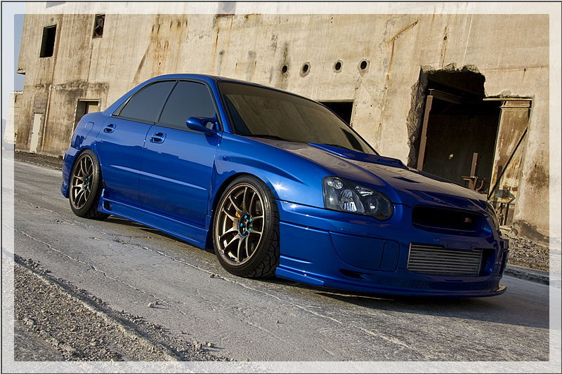 photo 7 Subaru Impreza WRX STi custom wheels Work Wheels Emotion CR Kai 18x9.5, ET +33, tire size 255/35 R18. 18x9.5 ET+38 