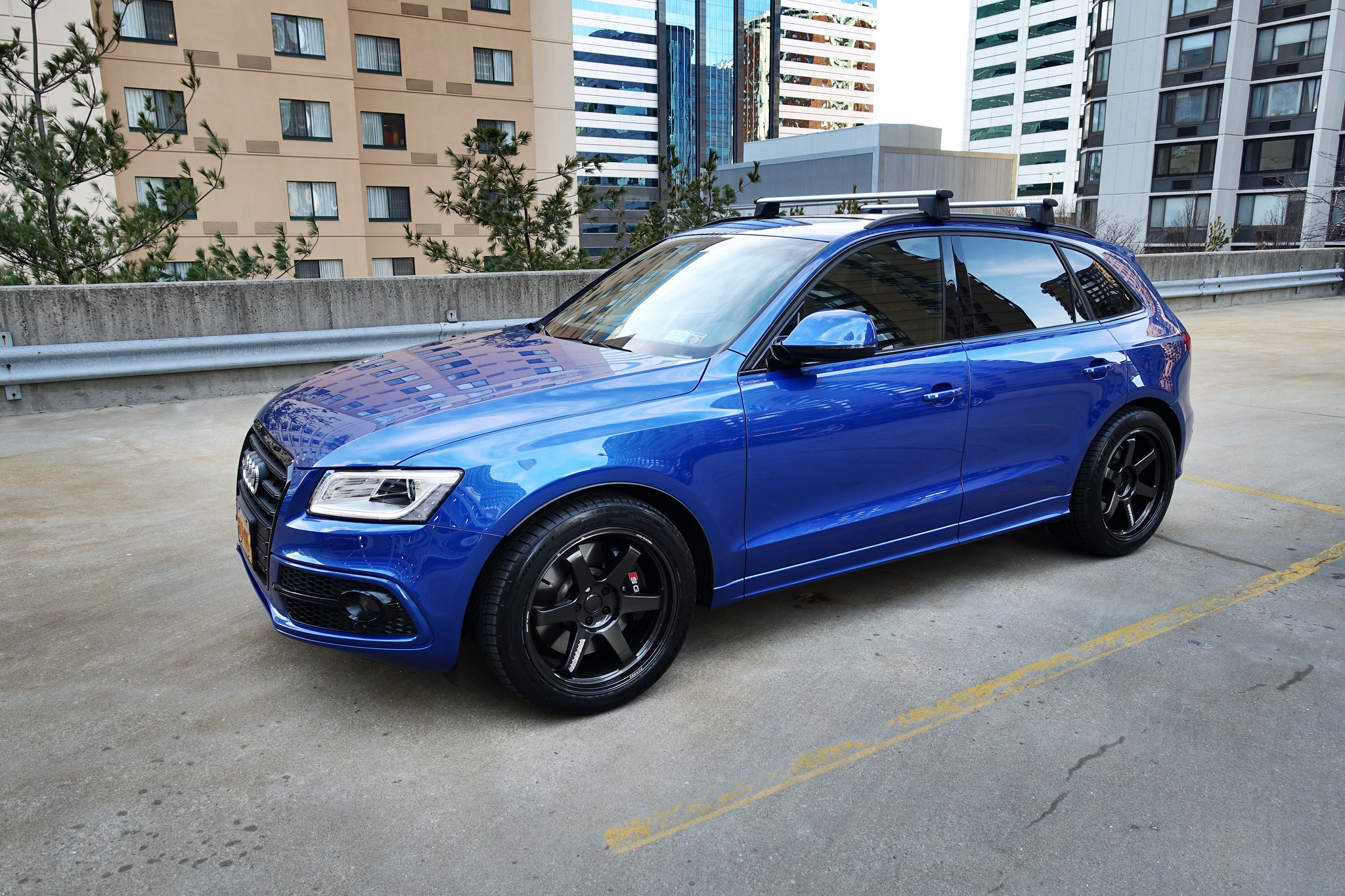 photo 2 Audi SQ5 custom wheels Volk TE37 Ultra 20x10.0, ET +25, tire size 275/40 R20. x ET