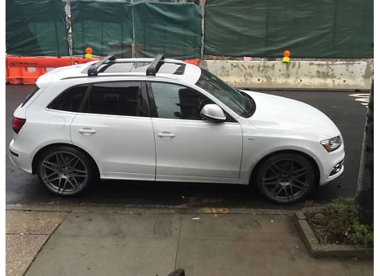 photo 1 Audi Q5 custom wheels Forgestar  F14 Gloss Gunmetal 22x10.5, ET +30, tire size 265/35 R22. x ET