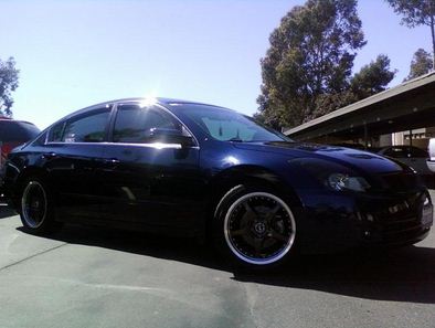 photo 2 Nissan Altima custom wheels   18x8.5, ET +45, tire size 245/45 R18. x ET