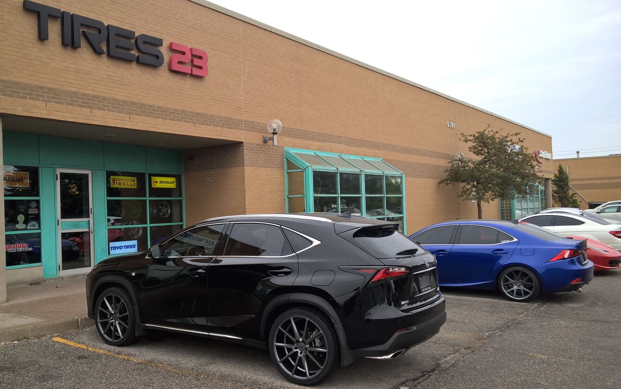 photo 2 Lexus NX 200t custom wheels Vossen VFS1 22x9.0, ET +38, tire size 265/35 R22. x ET