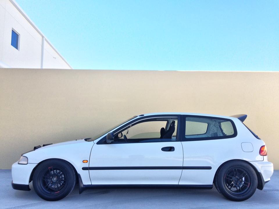 photo 2 Honda Civic custom wheels Enkei RPF1 15x8.0, ET , tire size 225/45 R15. x ET