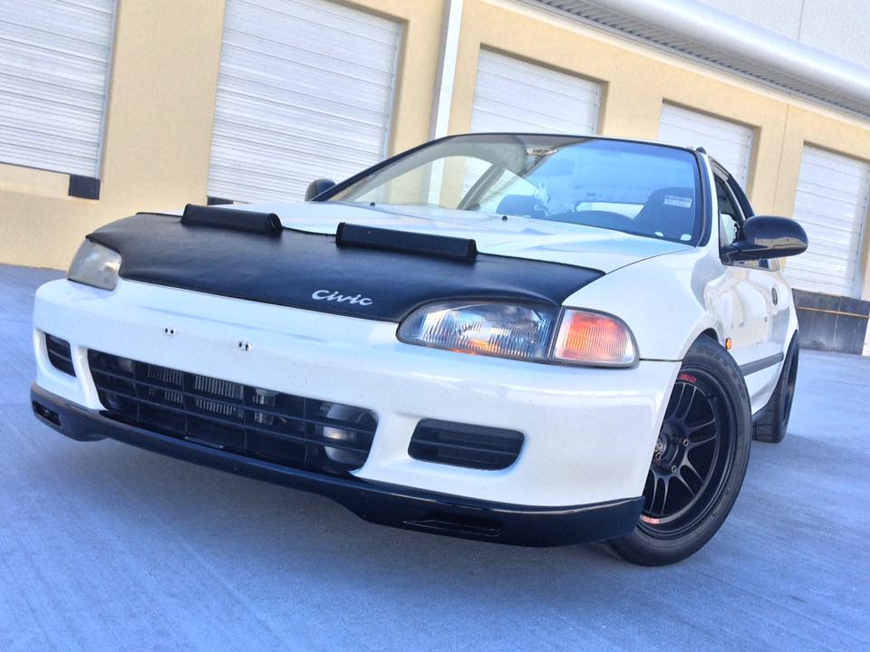 photo 1 Honda Civic custom wheels Enkei RPF1 15x8.0, ET , tire size 225/45 R15. x ET