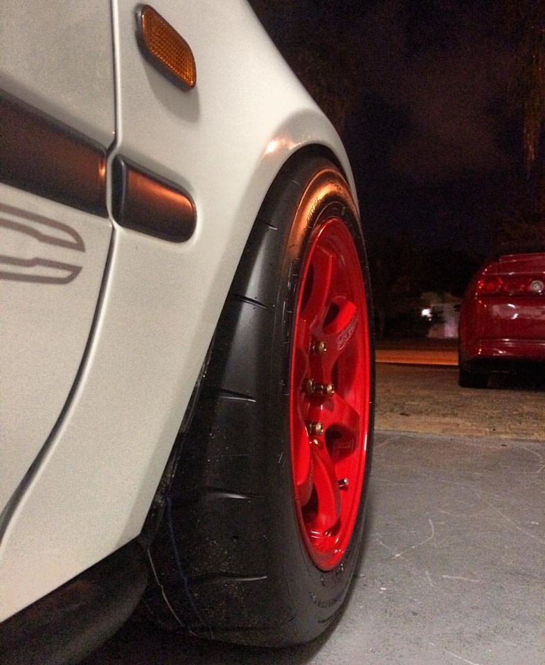photo 2 Honda Civic custom wheels RAYS Gramlights 15x8.0, ET +35, tire size 225/45 R15. x ET 