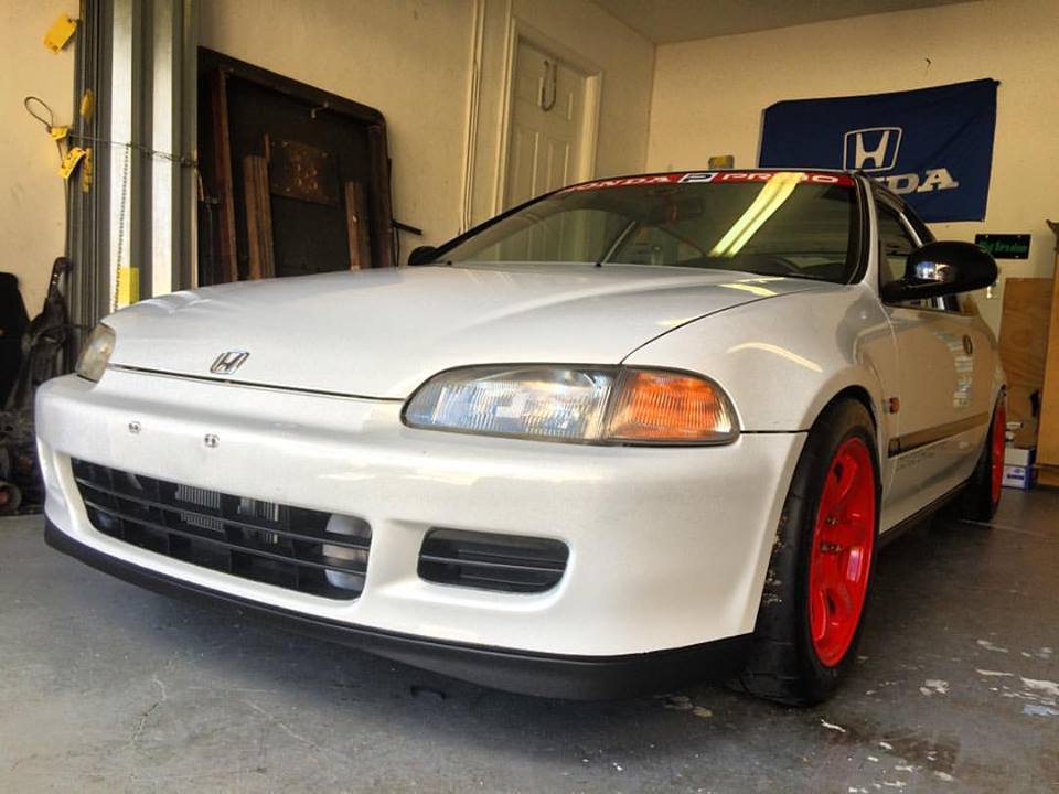 photo 1 Honda Civic custom wheels RAYS Gramlights 15x8.0, ET +35, tire size 225/45 R15. x ET 