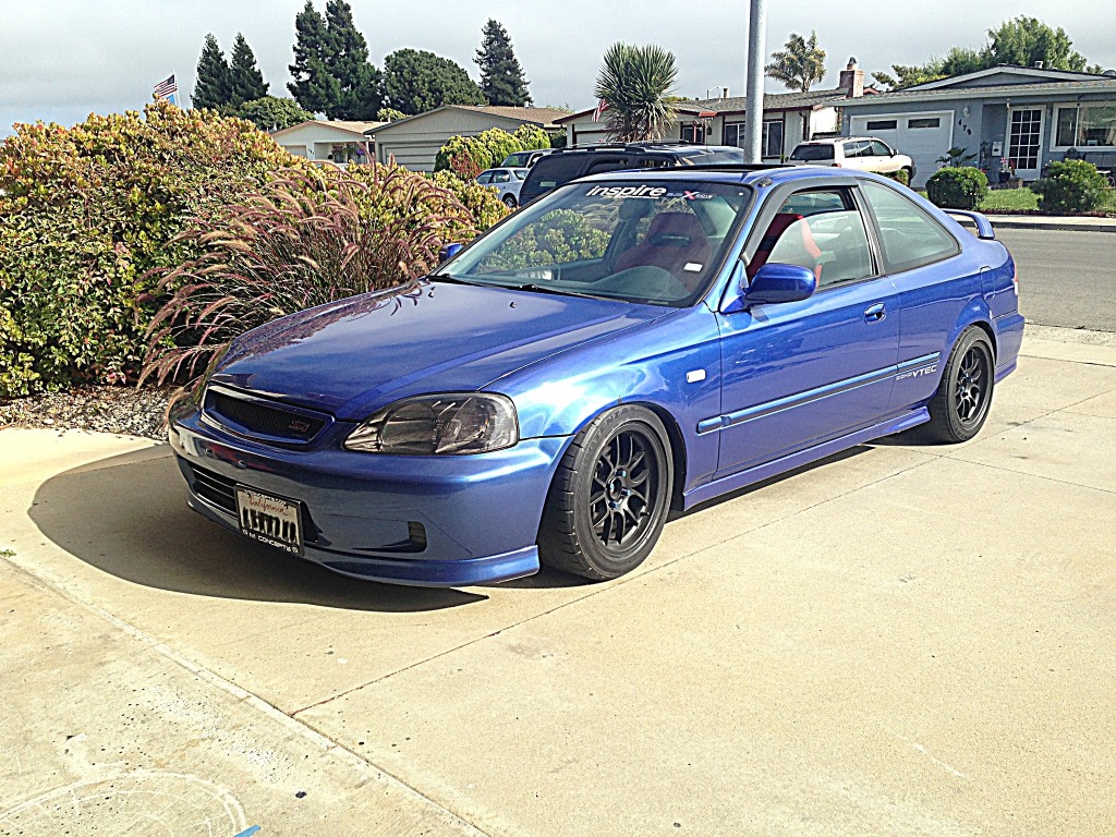 photo 1 Honda Civic custom wheels 949 Racing 6UL 15x8.0, ET +36, tire size 205/50 R15. x ET