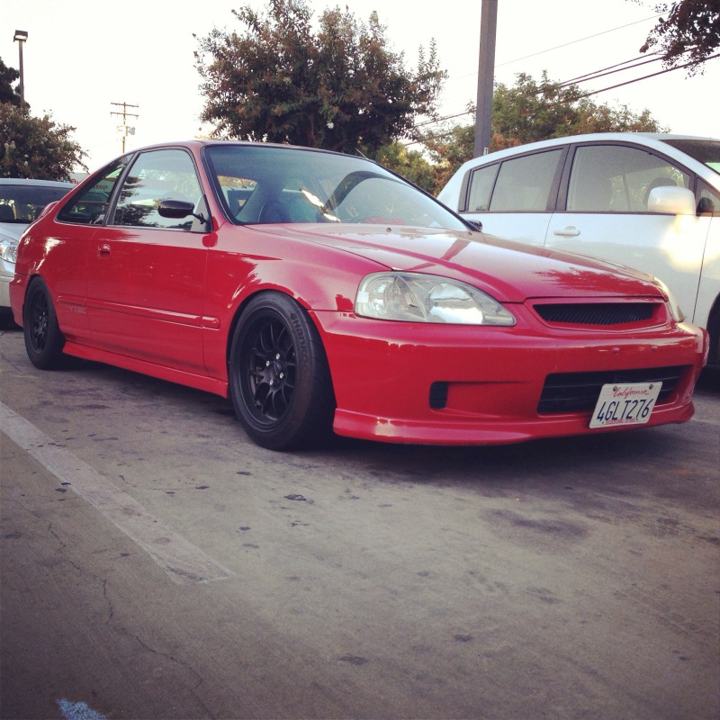 photo 1 Honda Civic custom wheels 949 UL 15x9.0, ET +30, tire size 225/45 R15. 15x8.0 ET+36