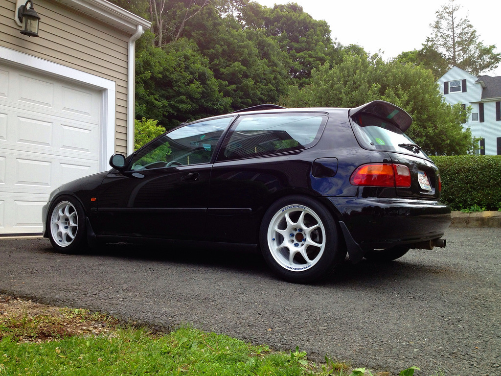 photo 3 Honda Civic custom wheels WedsSport TC-05 16x8.0, ET +34, tire size 205/50 R16. 16x7.0 ET+33 225/45 R16