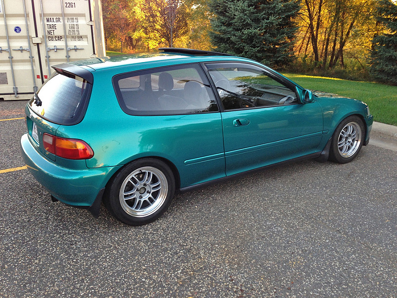 photo 2 Honda Civic custom wheels 15x7.0, ET , tire size 205/50 R15. x ET