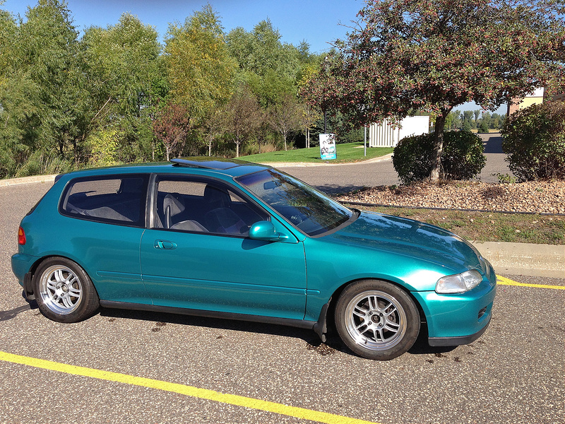 photo 4 Honda Civic custom wheels 15x7.0, ET , tire size 205/50 R15. x ET