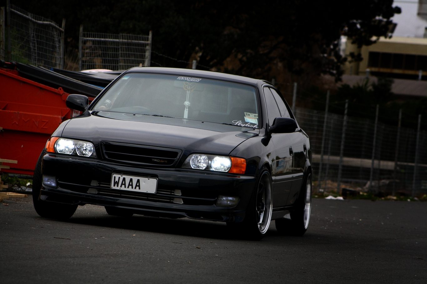 photo 3 Toyota Chaser custom wheels Wolf S1P 18x9.0, ET +15, tire size 215/40 R18. x ET 225/40 R