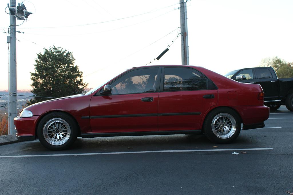 photo 1 Honda Civic custom wheels   15x8.0, ET +25, tire size 225/50 R15. x ET