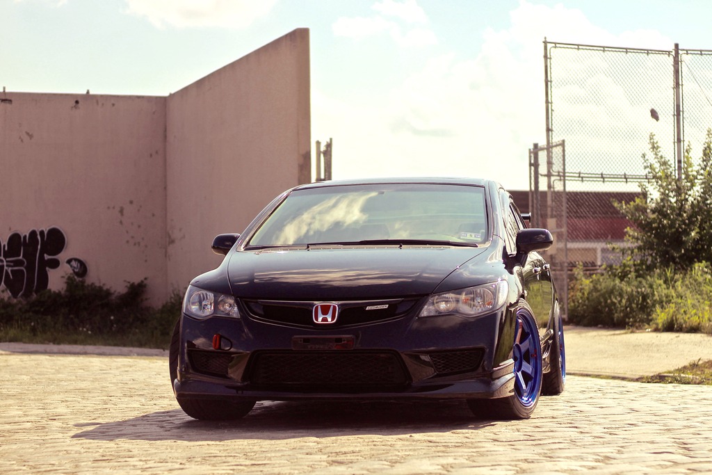 photo 1 Honda Civic custom wheels   18x9.5, ET +22, tire size 245/40 R18. x ET