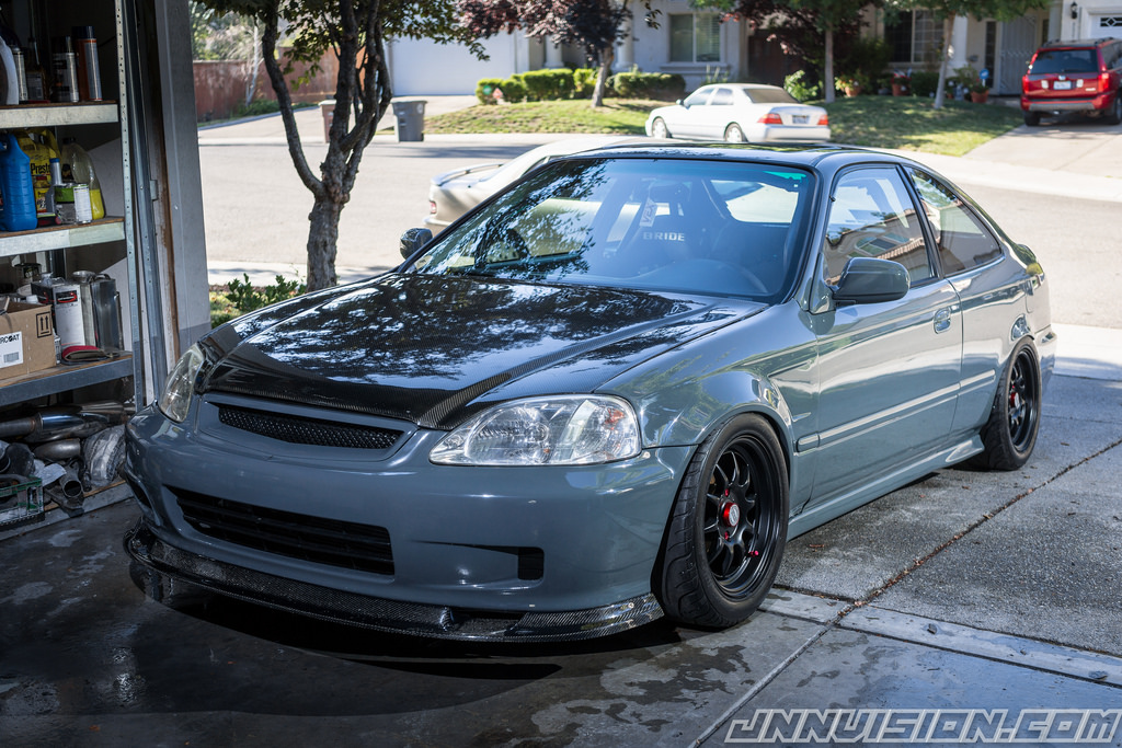 photo 1 Honda Civic custom wheels   15x7.0, ET +15, tire size 205/50 R15. x ET 