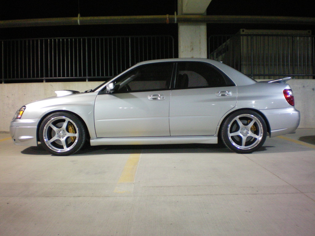 photo 1 Subaru Impreza WRX STi custom wheels RoJa Formula 5 18x9.0, ET +30, tire size 255/35 R18. 18x9.0 ET+35 