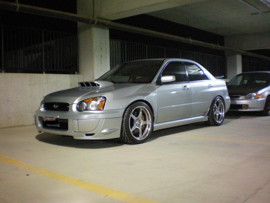 photo 2 Subaru Impreza WRX STi custom wheels RoJa Formula 5 18x9.0, ET +30, tire size 255/35 R18. 18x9.0 ET+35 