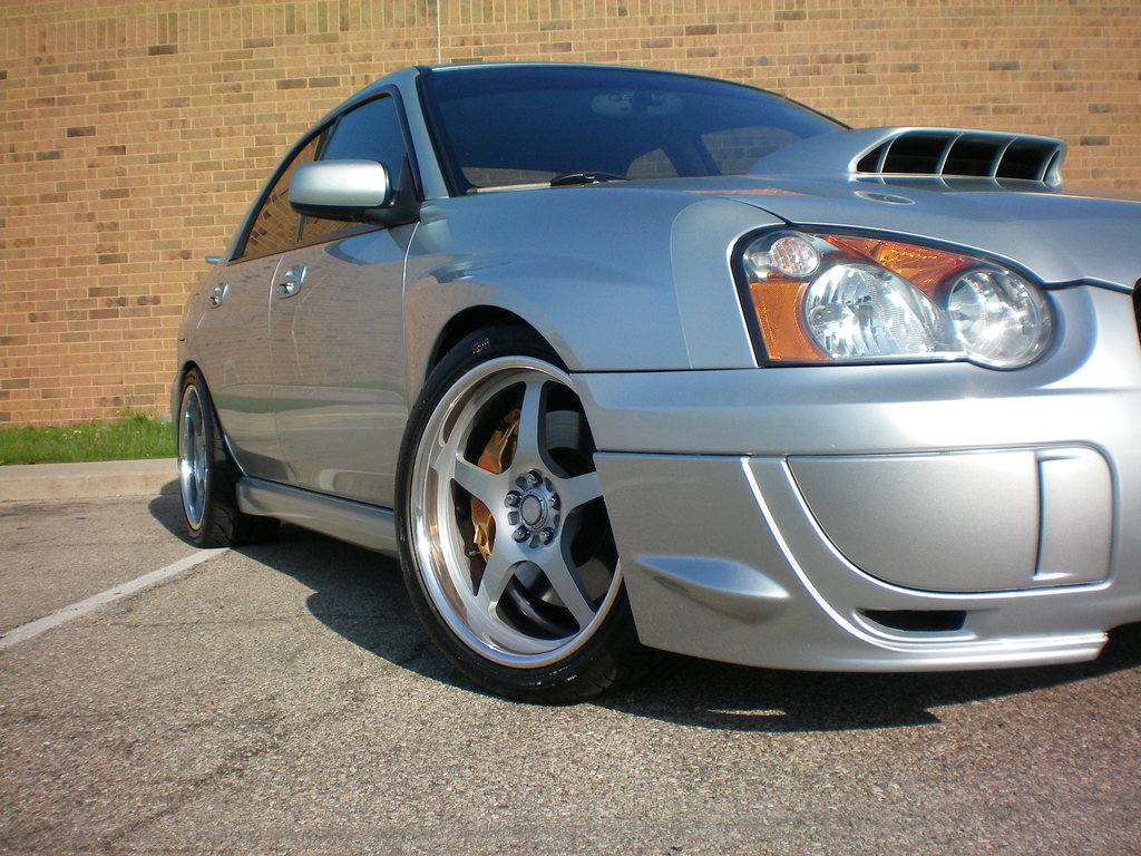 photo 5 Subaru Impreza WRX STi custom wheels RoJa Formula 5 18x9.0, ET +30, tire size 255/35 R18. 18x9.0 ET+35 