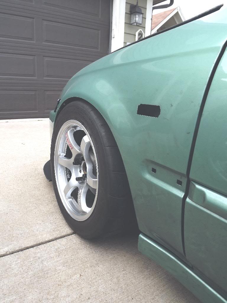 photo 2 Honda Civic custom wheels   15x8.0, ET +28, tire size 225/45 R15. x ET