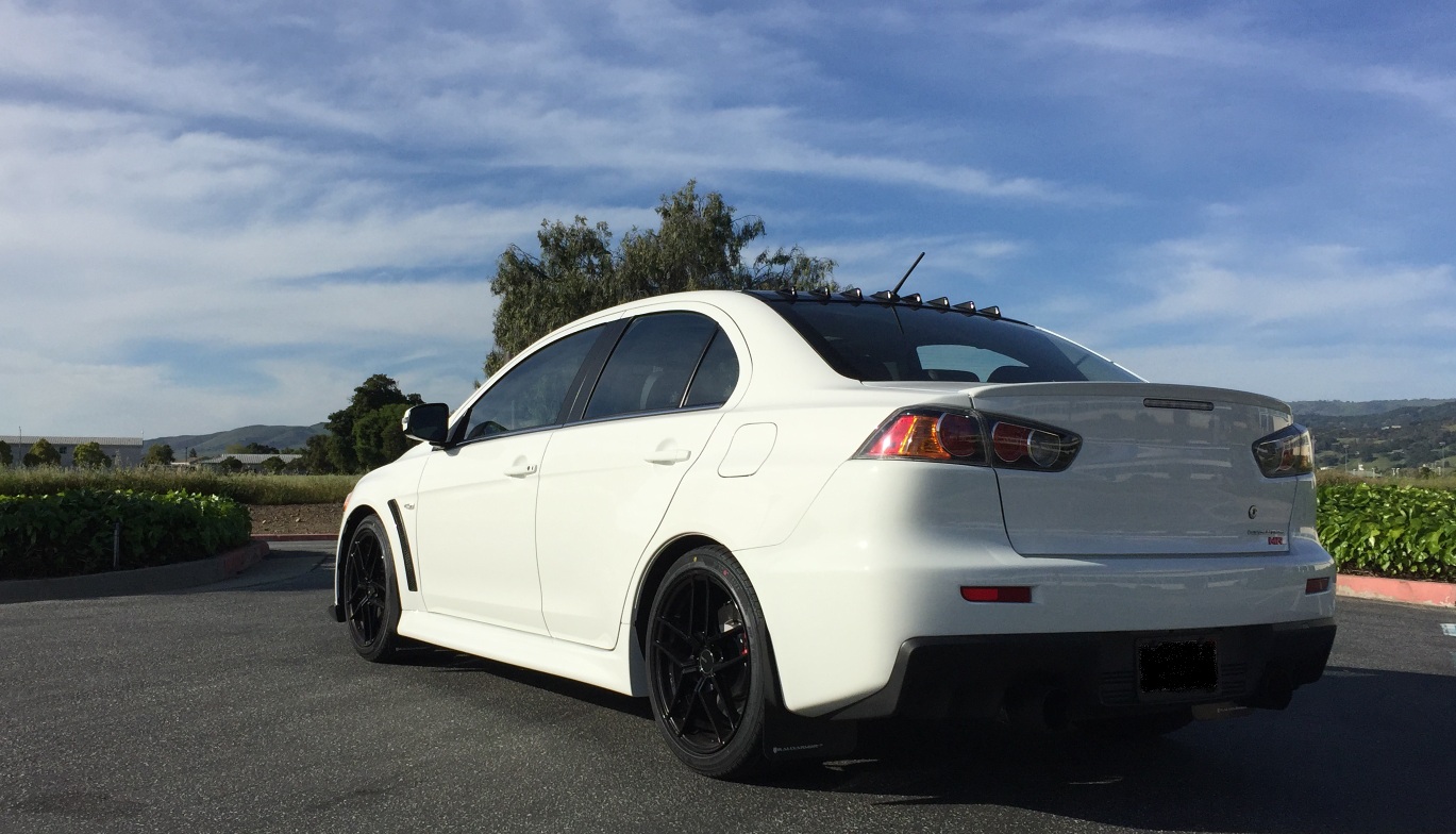 photo 2 Mitsubishi Lancer Evolution custom wheels Enkei TY-5 18x8.5, ET , tire size X R18. x ET 