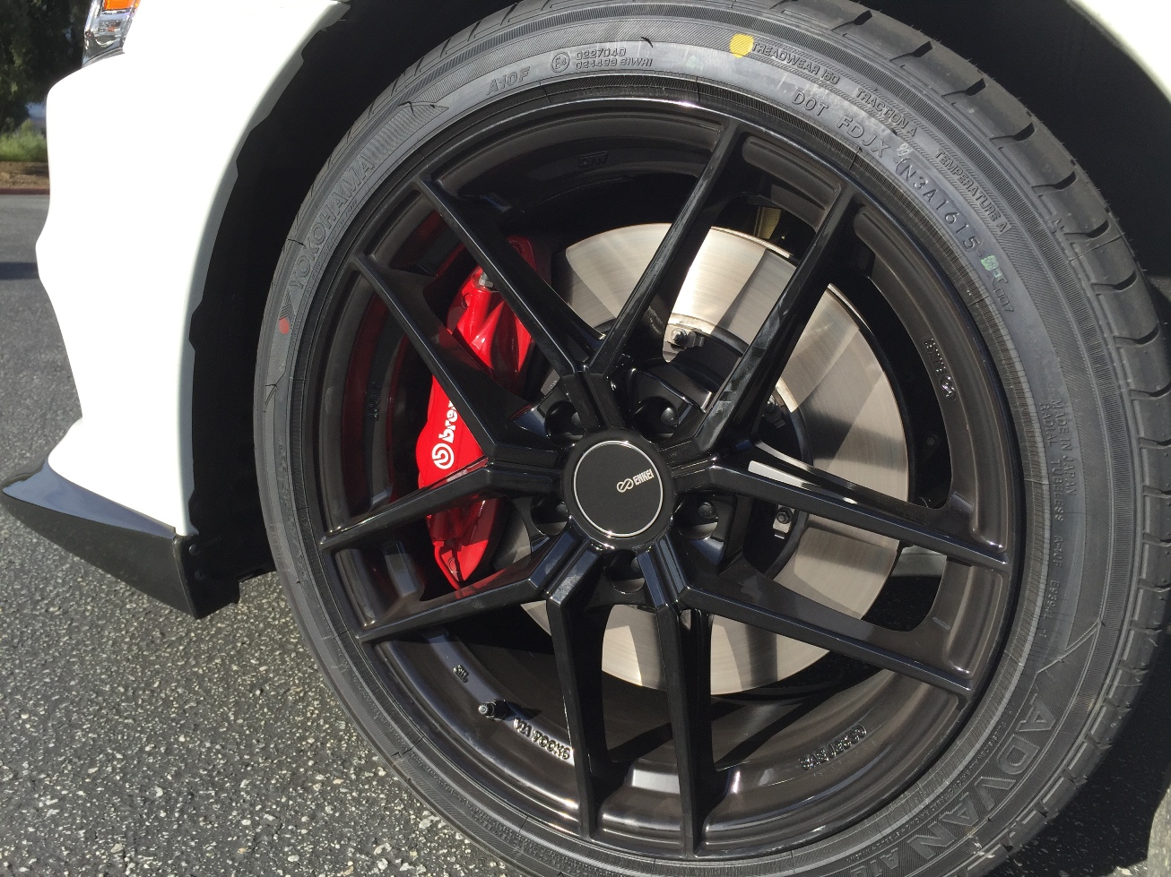 photo 3 Mitsubishi Lancer Evolution custom wheels Enkei TY-5 18x8.5, ET , tire size X R18. x ET 