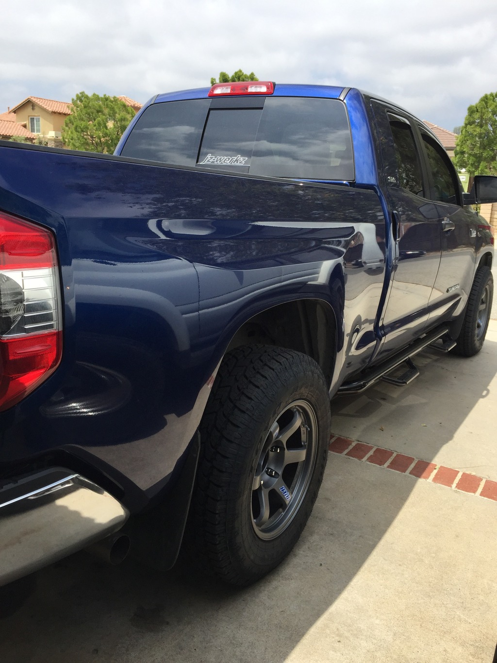 photo 4 Toyota Tundra custom wheels Volk Racing TE37 18x9.0, ET 0, tire size 265/75 R18. x ET