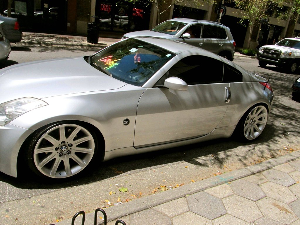 photo 8 Nissan 350Z custom wheels Borbet  Style 95s 19x10.0, ET -6, tire size 235/35 R19. 19x10.0 ET-16 