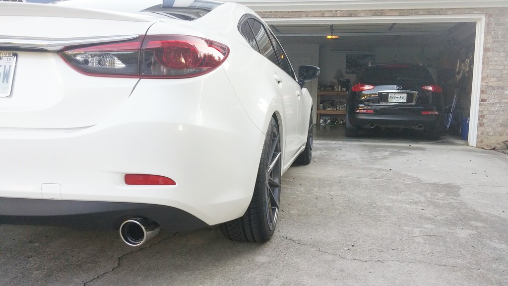 photo 2 Mazda Mazda6 custom wheels 20x8.5, ET +40, tire size 245/35 R20. x ET