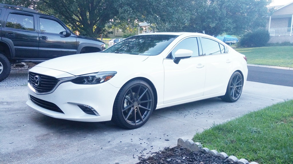 photo 4 Mazda Mazda6 custom wheels 20x8.5, ET +40, tire size 245/35 R20. x ET