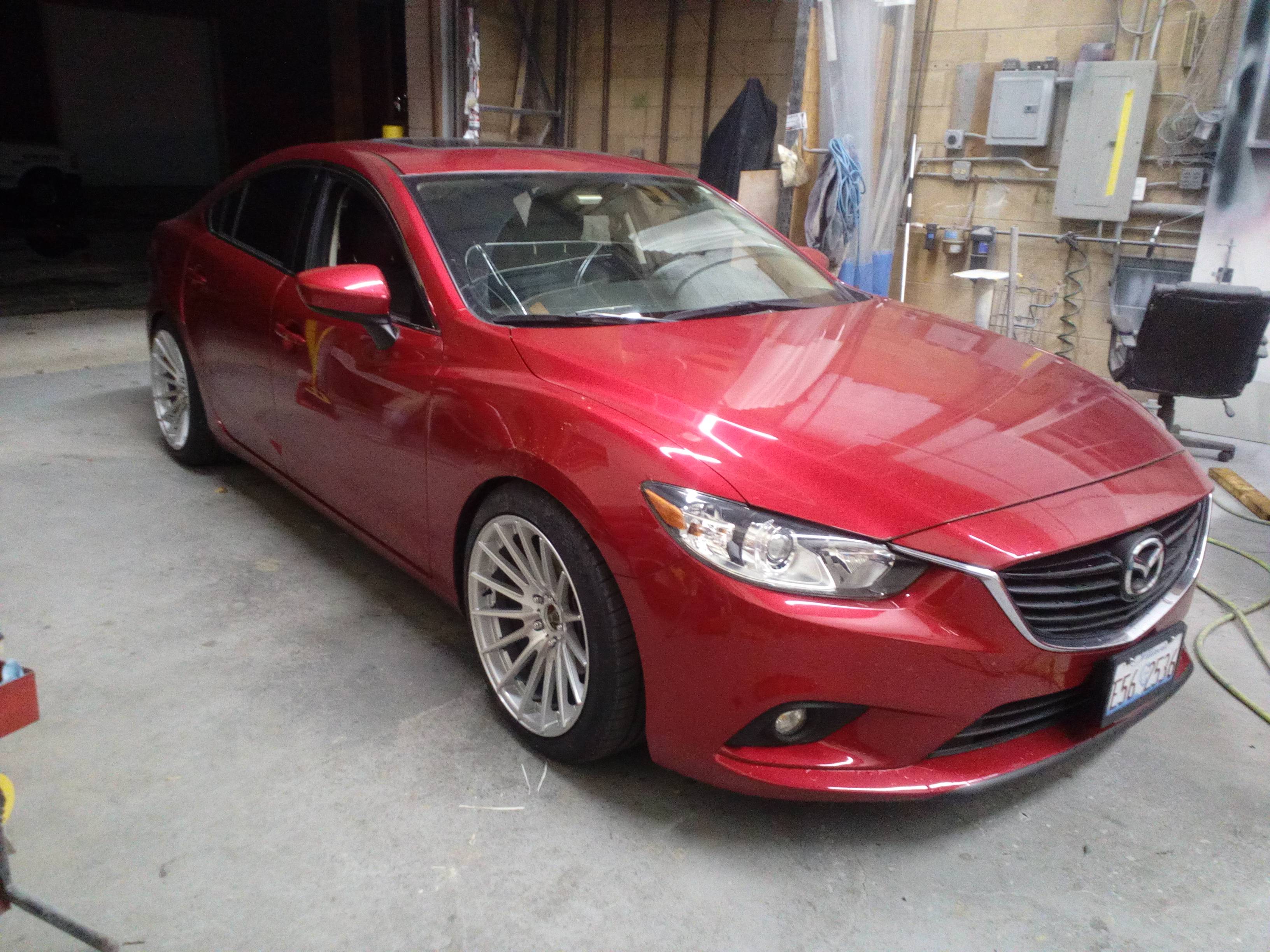 photo 3 Mazda Mazda6 custom wheels   19x10.0, ET +40, tire size 255/40 R19. x ET