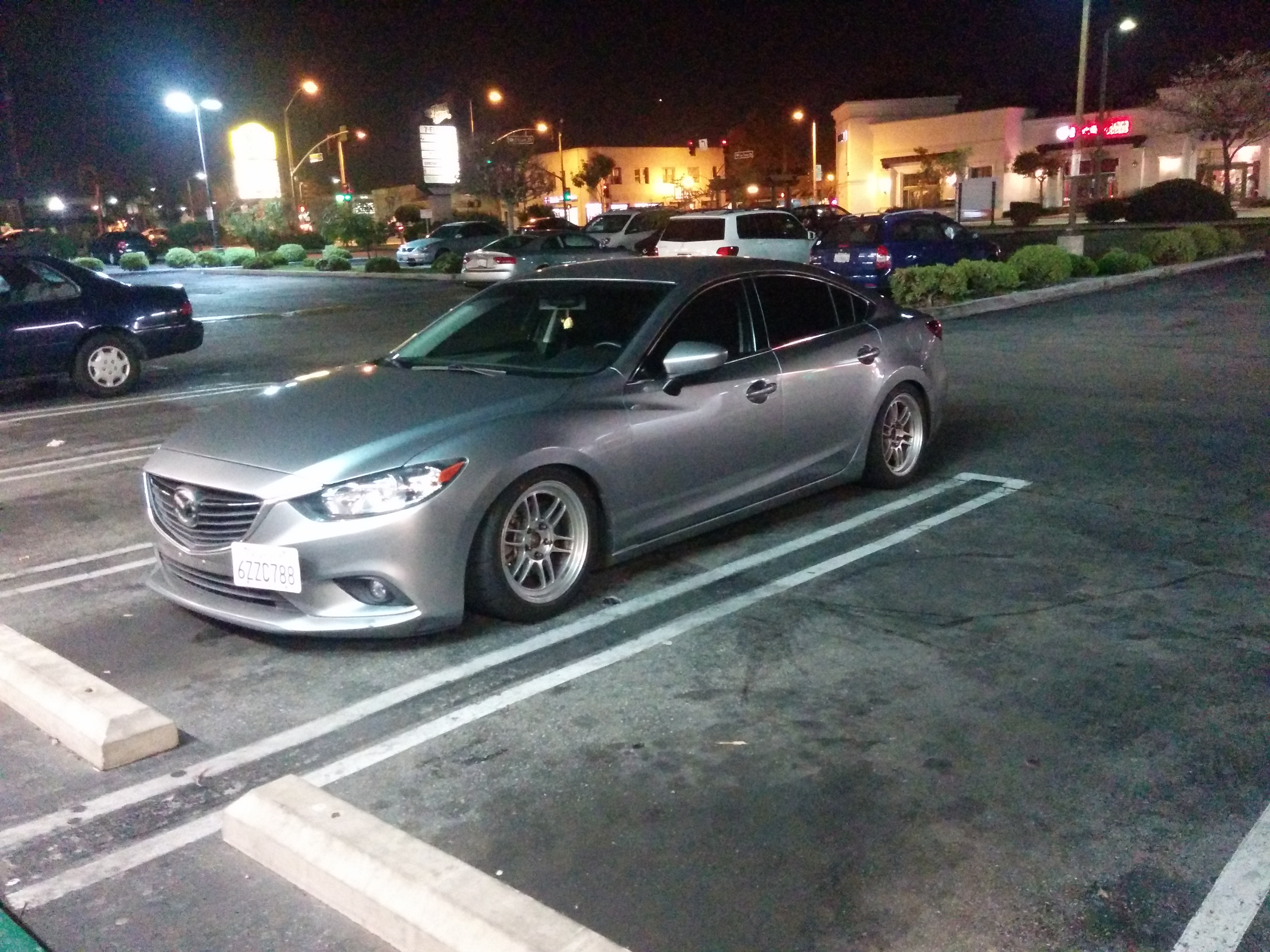 photo 1 Mazda Mazda6 custom wheels   17x9.0, ET +45, tire size 255/55 R17. x ET 