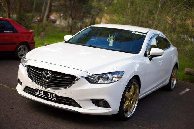 photo 1 Mazda Mazda6 custom wheels Simmons FR-1's 20x8.5, ET +35, tire size 225/30 R20. 20x9.5 ET+43 245/30 R20