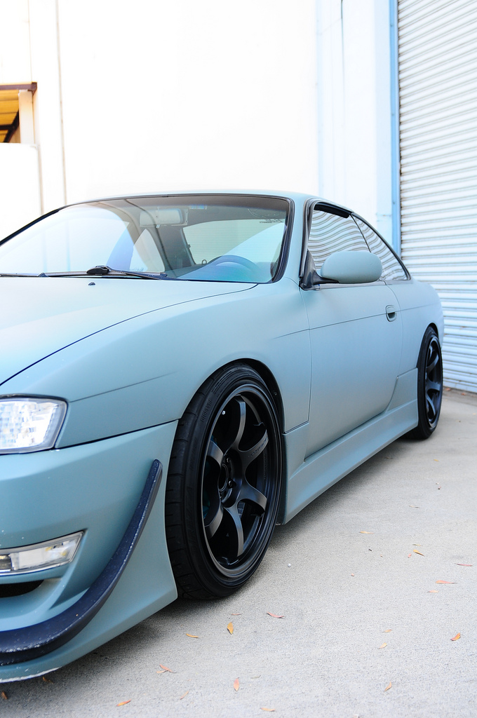 photo 3 Nissan S14 custom wheels RAYS GRAM LIGHT 57DR 18x9.5, ET +12, tire size 225/40 R18. 18x10.5 ET+22 245/40 R18