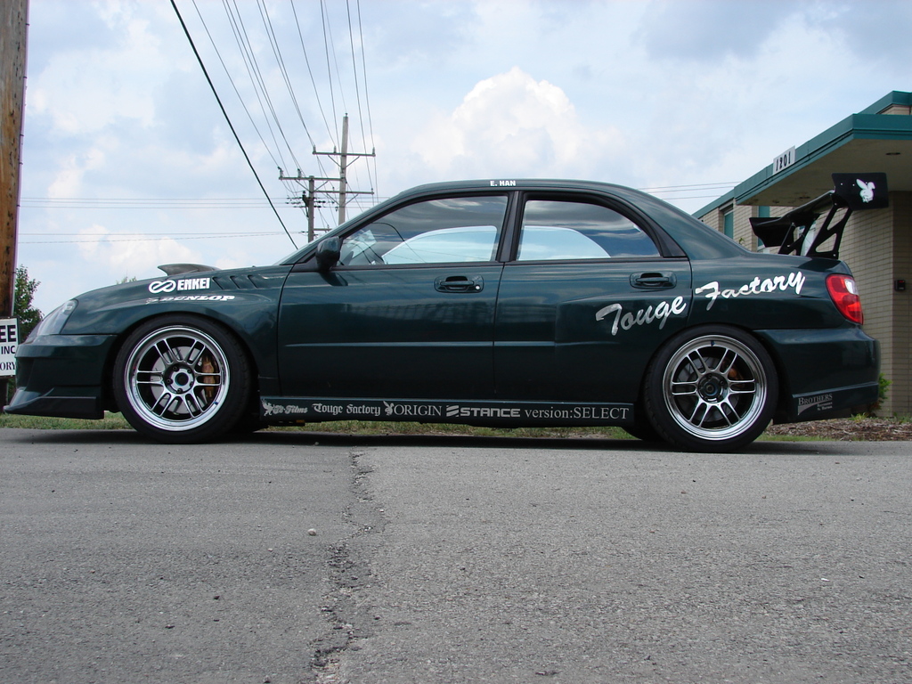 photo 1 Subaru Impreza WRX STi custom wheels Enkei RPF-1 18x10.5, ET +15, tire size 265/35 R18. x ET 