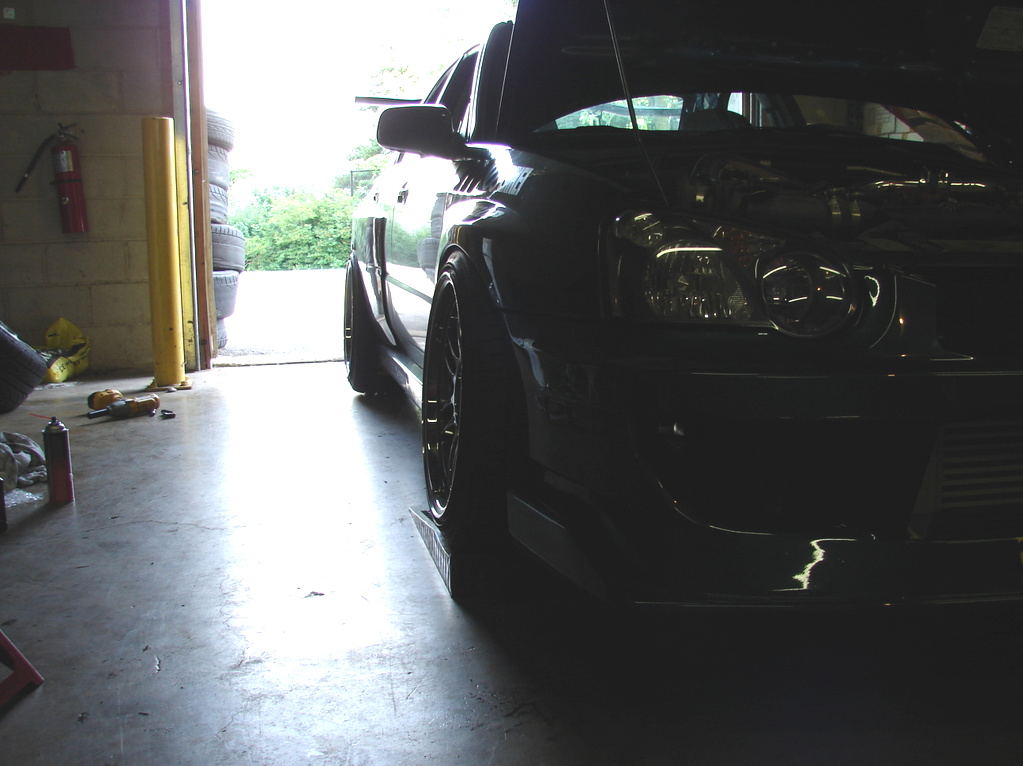 photo 5 Subaru Impreza WRX STi custom wheels Enkei RPF-1 18x10.5, ET +15, tire size 265/35 R18. x ET 