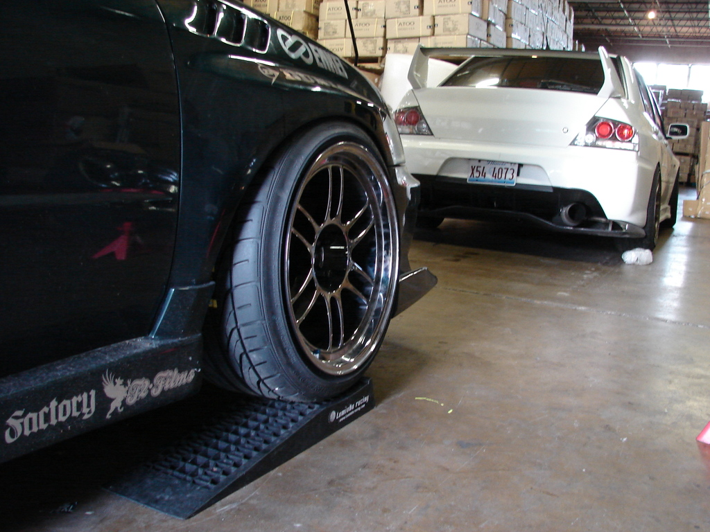 photo 10 Subaru Impreza WRX STi custom wheels Enkei RPF-1 18x10.5, ET +15, tire size 265/35 R18. x ET 