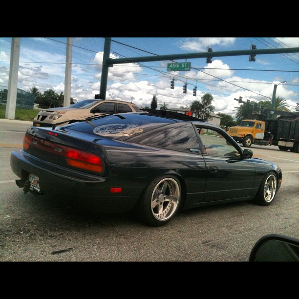 photo 1 Nissan S13 custom wheels Work Equip 16x8.0, ET 0, tire size 195/45 R16. 16x9.0 ET0 205/45 R16