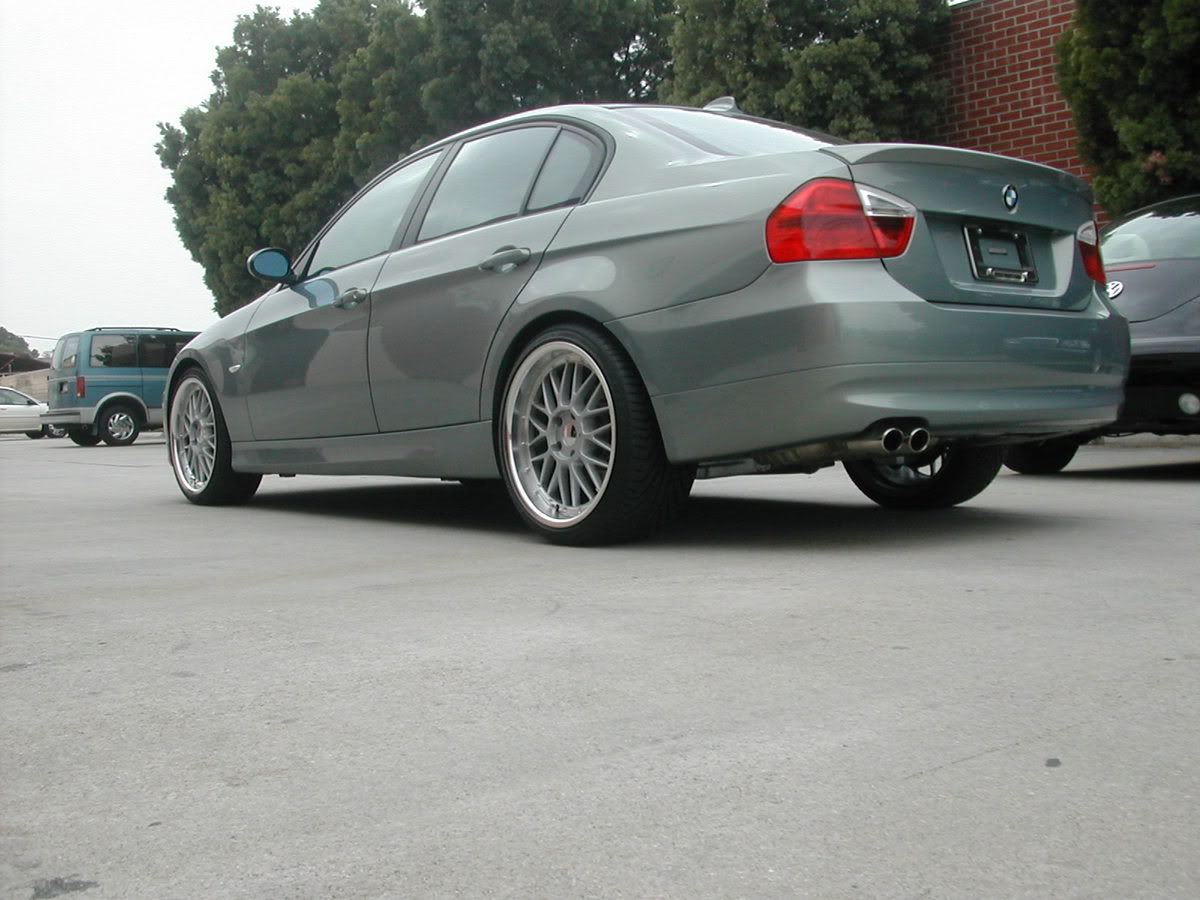 photo 4 BMW 330 custom wheels Luff  19x8.5, ET , tire size 235/35 R19. 19x10.5 ET 275/30 R19