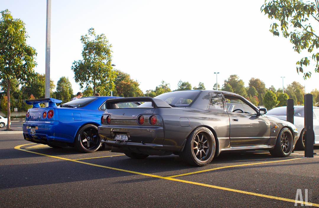 photo 2 Nissan R31-R34 Skyline GT-R custom wheels Work XD9 18x10.0, ET +18, tire size 275/35 R18. x ET 