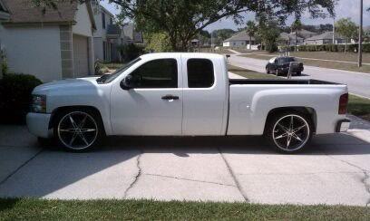photo 1 Chevrolet Silverado 1500 custom wheels DUB Bully 24x10.0, ET , tire size 295/35 R24. x ET 