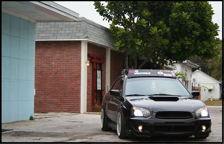 photo 3 Subaru Impreza WRX custom wheels BBS RS 17x8.0, ET +7, tire size 205/45 R17. 17x9.0 ET+10 215/45 R17