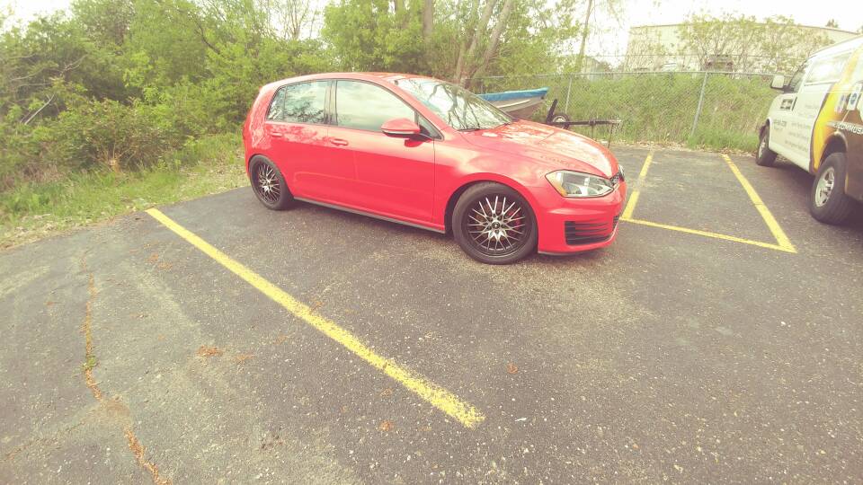 photo 1 Volkswagen GTI custom wheels Konig  18x8.0, ET +35, tire size 245/40 R18. x ET 